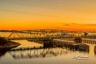 JW102: Swing Bridge Yellow Sunrise
