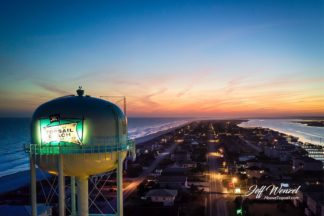 JW098: Topsail Beach Water Tower Sunset