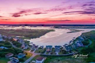 JW043: Old Village Lane Purple Sunset