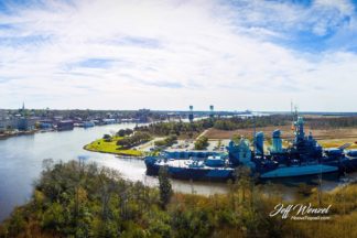 JW018: Downtown Wilmington with Battleship