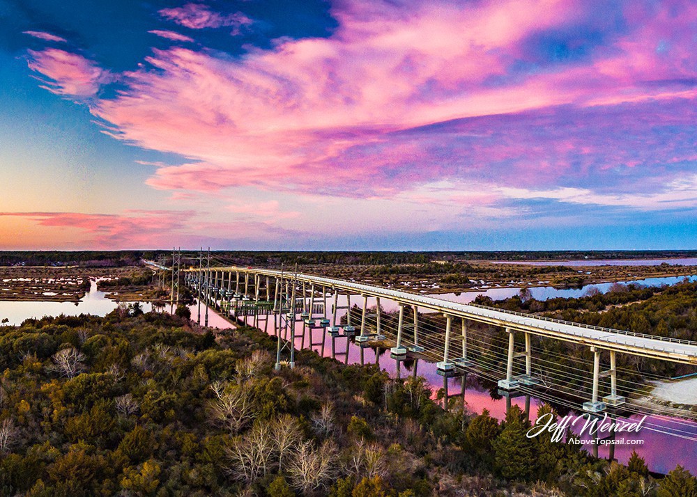 JW021: NTB Bridge Yellow to Purple Sunset