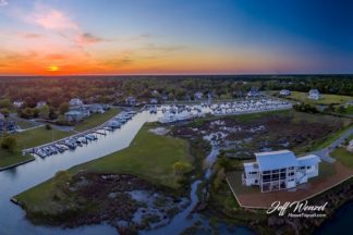 JW023: Harbour Village Marina Clubhouse Sunset