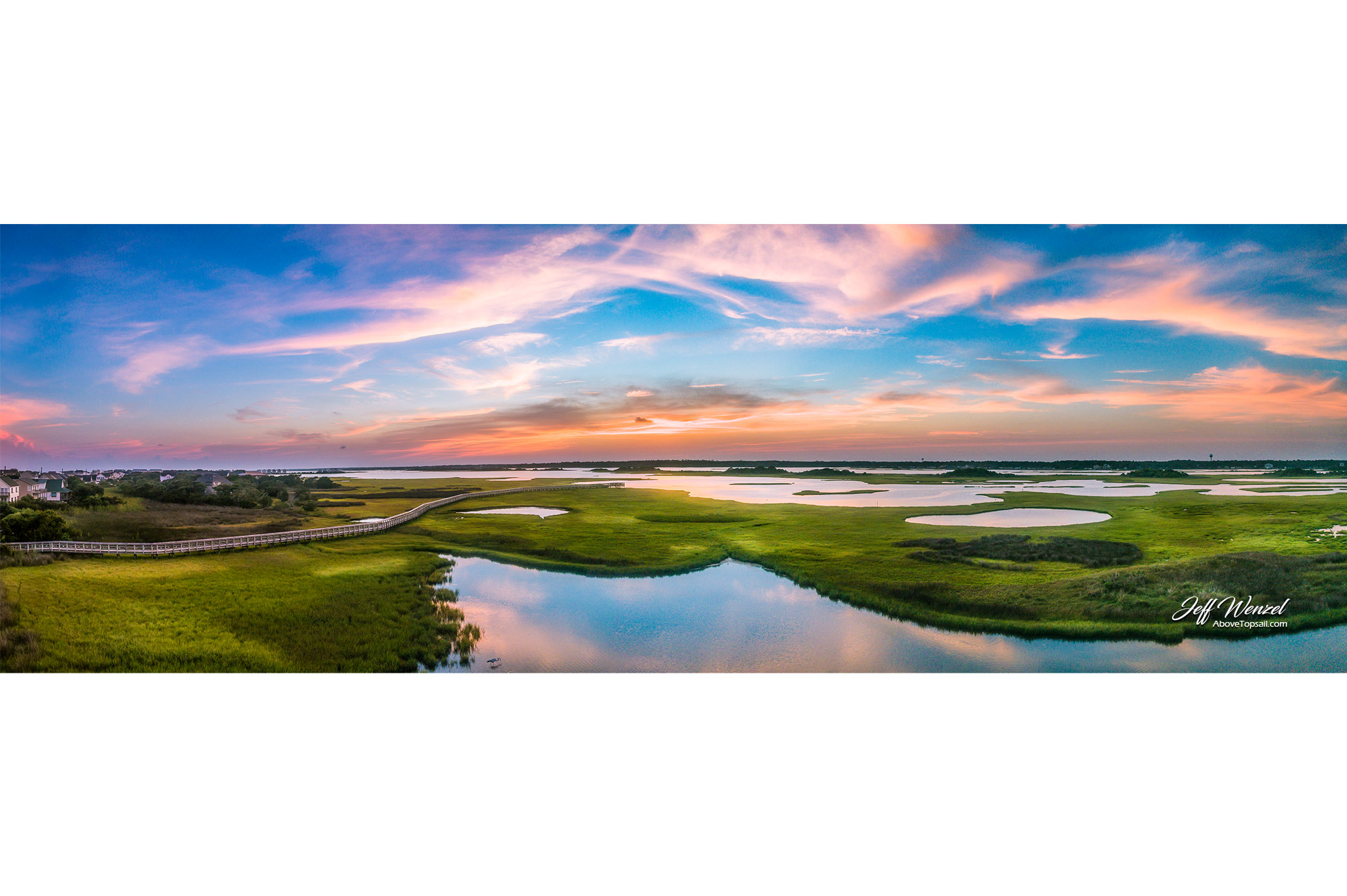 JW147 Sound Sunset Over Topsail