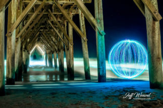 JW166 Under The Pier Blue Orb