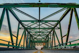 JW179 Swing Bridge Setting Sun