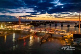 JW180 Surf City Bridges After Sunset