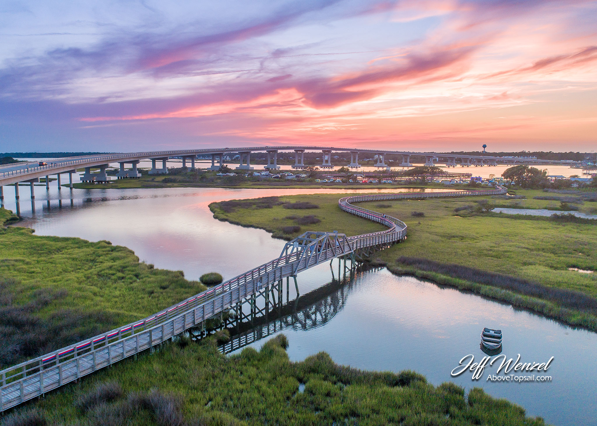 JW185 Replica Bridge July Sunset