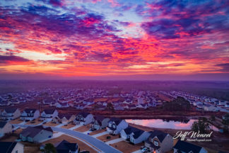 JW111 Sunrise Over The Neighborhoods