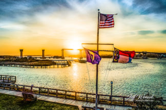 JW164 Soundside Park Construction Sunset