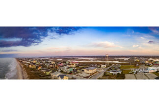 JW027 Surf City Morning Purple Clouds