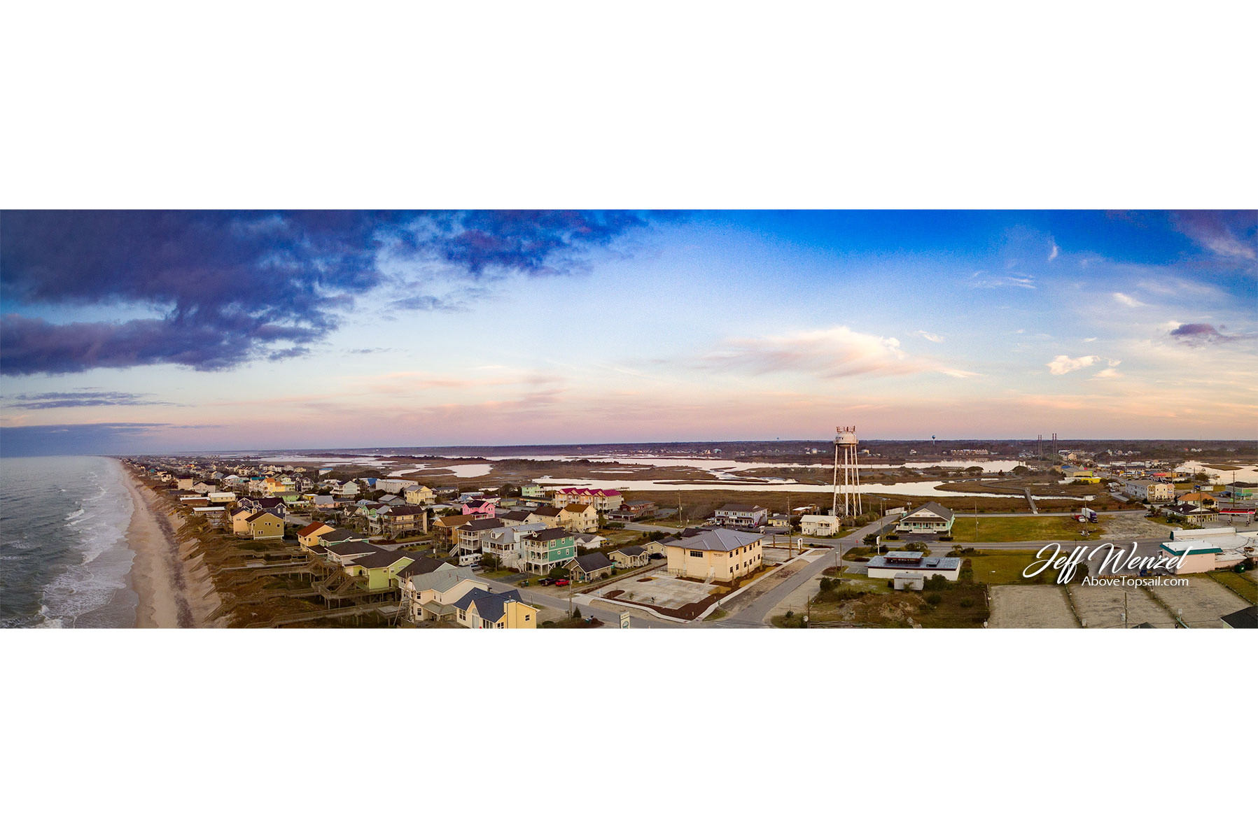 JW027 Surf City Morning Purple Clouds