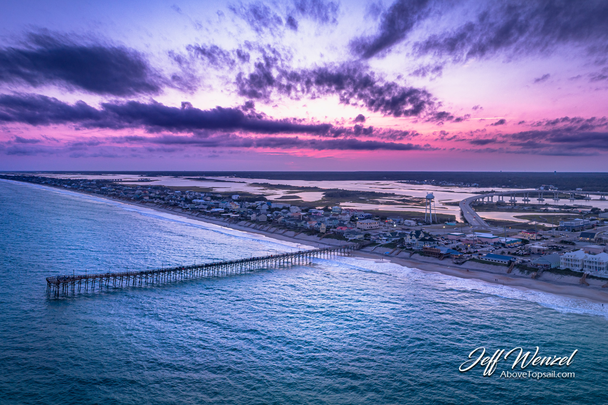 JW195 Surf City Purple Clouds