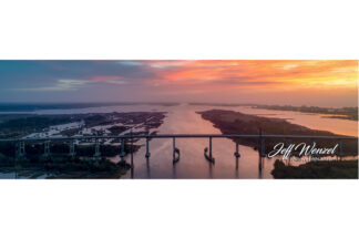 JW220 ICW Hazy Sunrise pano 3to2