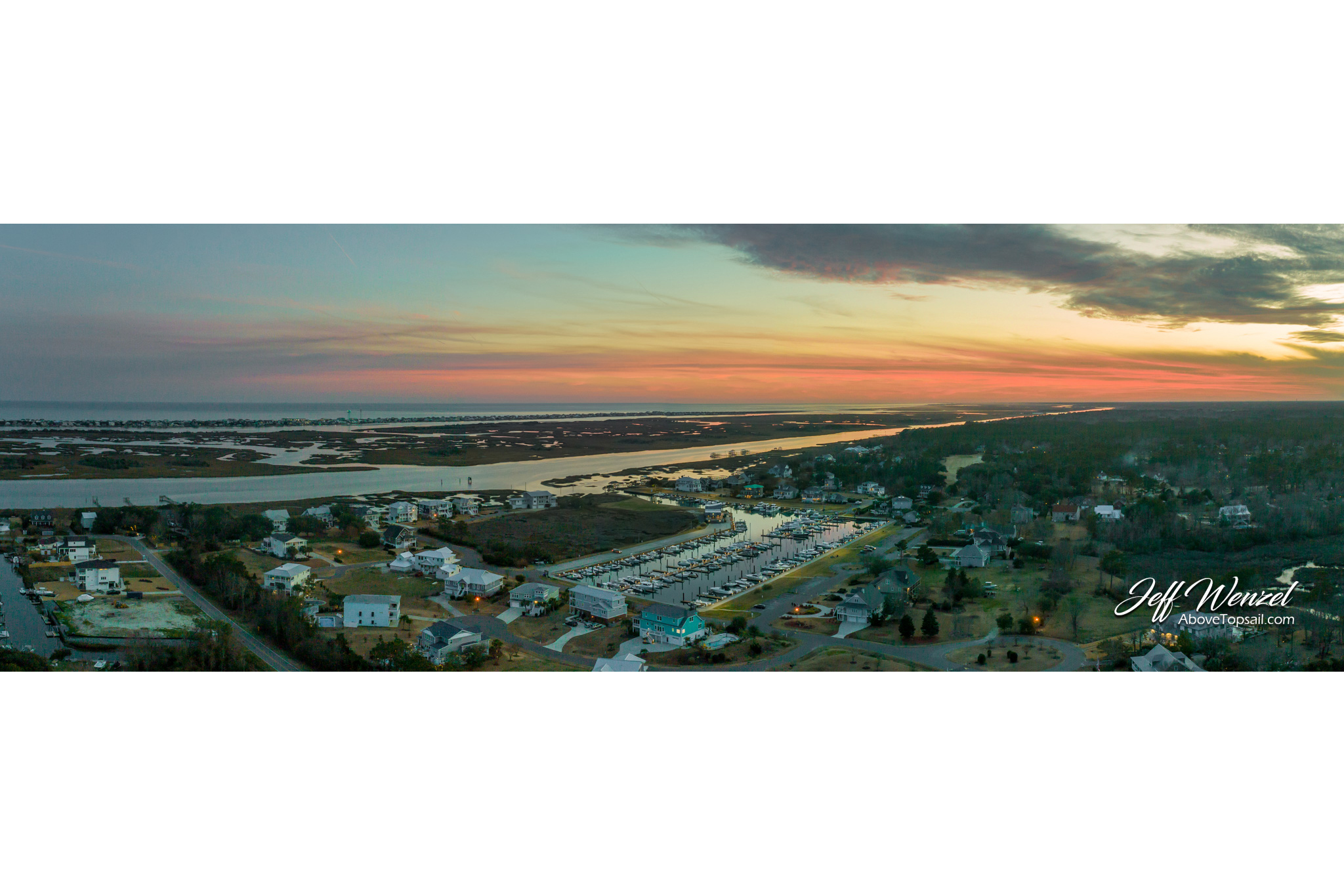 JW226 Harbour Village Winter Sunset pano_FB_3to2